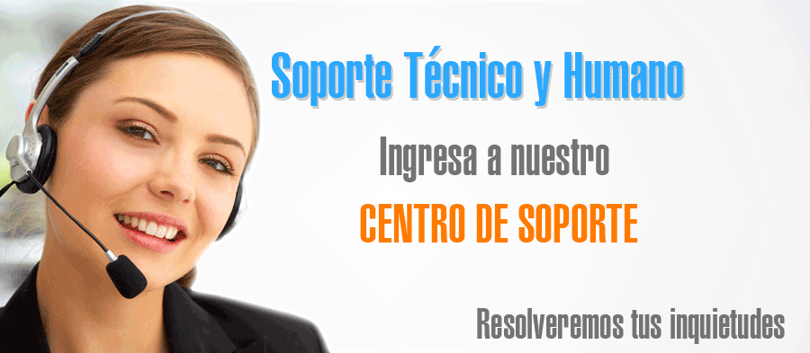 Ingresa a nuestro Cento de Soporte